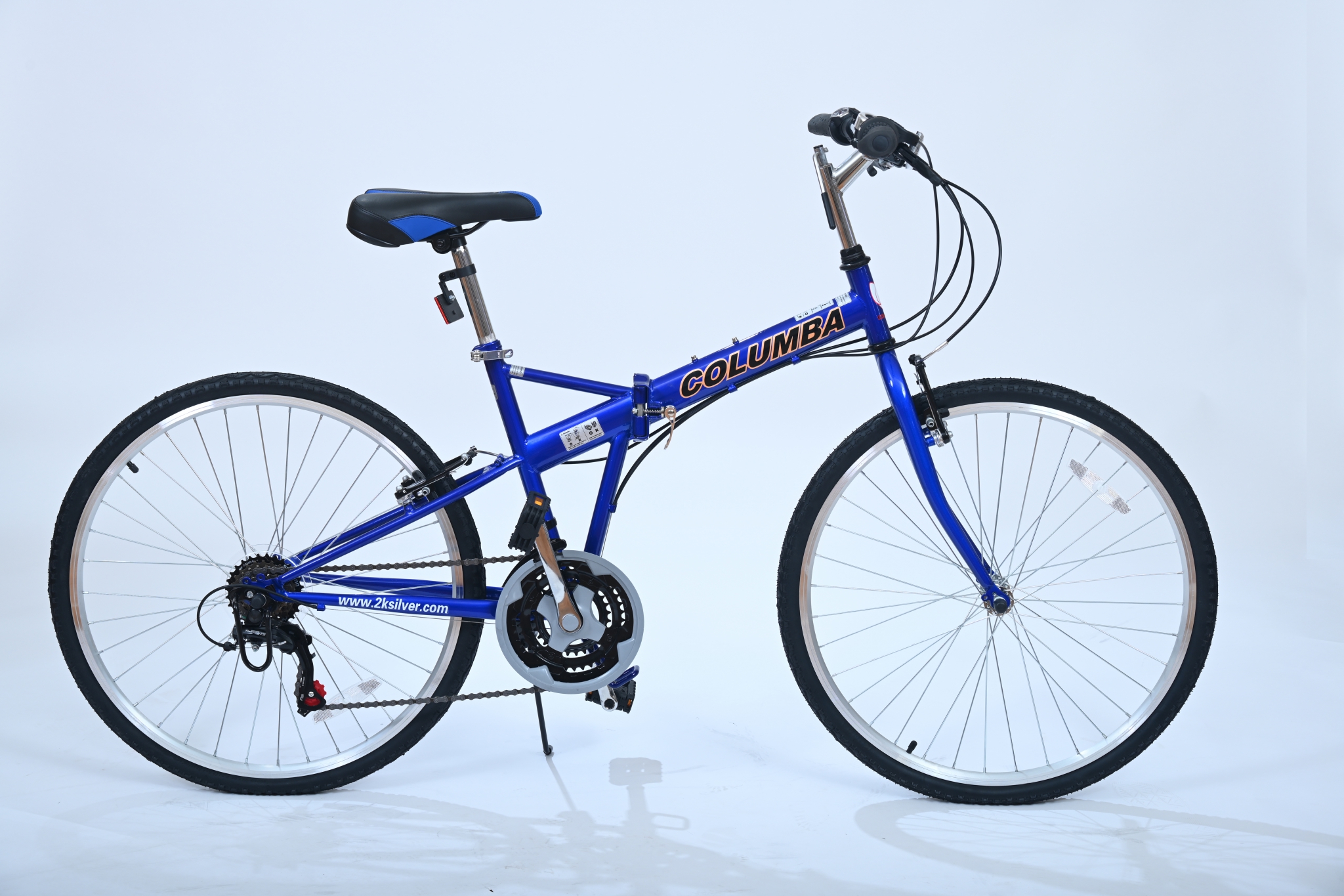 Columba SP26S Folding Bike Blue