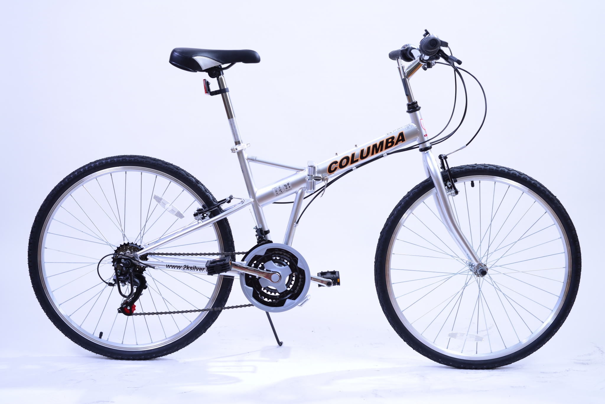 Columba SP26S Folding Bike Silver