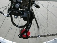 folding bike rear Shimano derailleur